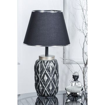 Veioza TM295 Lamp Shade, Negru - Negru