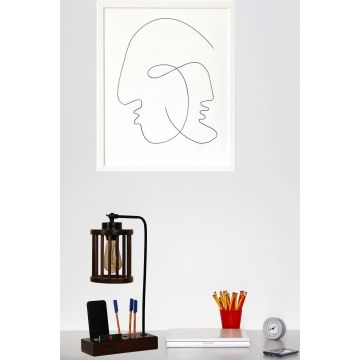Veioză Zen Table Lamp, Maro - Maro