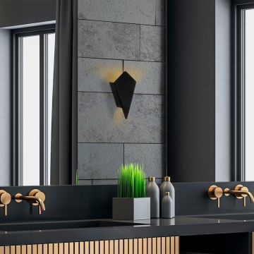 Aplică de perete Cut - 11835, Negru, 13x6x24 cm - Negru