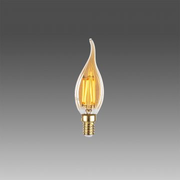 Bec LED OP - 021, Warm yellow, 4x4x12 cm - Galben