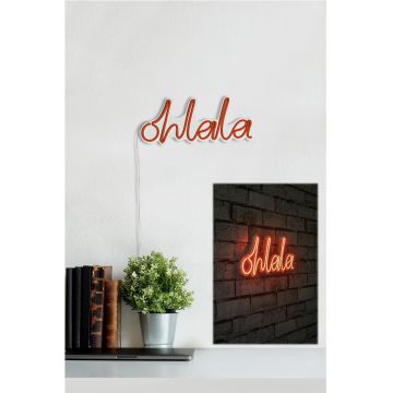 Lampă neon Oh La La, Diverse culori, 36x15x2 cm - Roșu