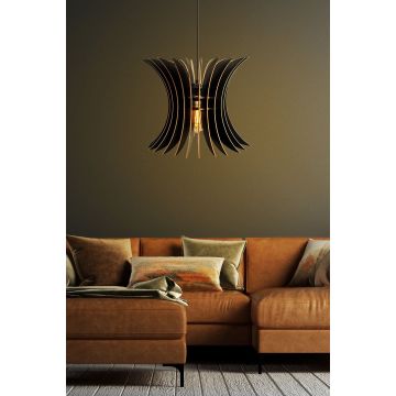 Lustră 146, Negru, Ø35x65 cm - Negru