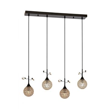 Lustra AV-1880 Chandelier, Galben - Galben