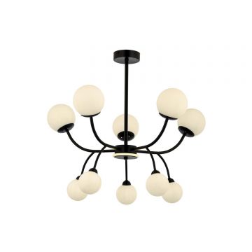 Lustra Av-1894-10Bsy, Negru - Negru