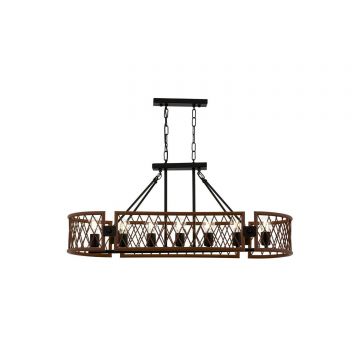 Lustra Av-1898-6Y-Bsy, Negru - Negru