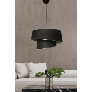 Lustră Barette, Diverse culori, 32x32 cm - Argintiu - Negru