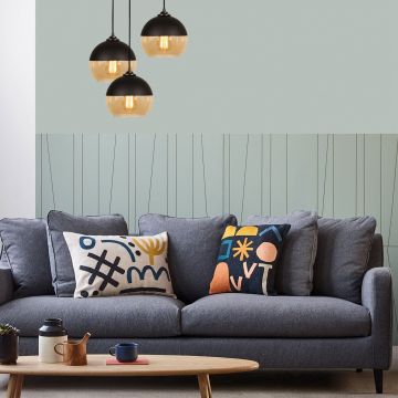 Lustră Camini - MR - 870, Negru - Honey, Ø45x116 cm - Negru