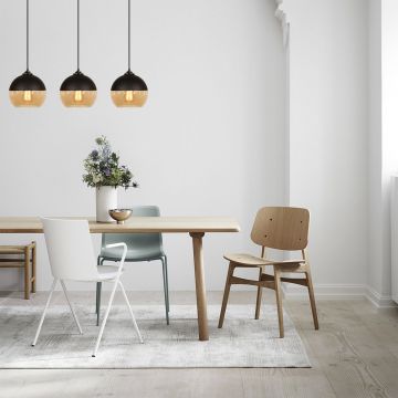 Lustră Camini - MR - 872, Negru - Honey, Ø20x116 cm - Negru