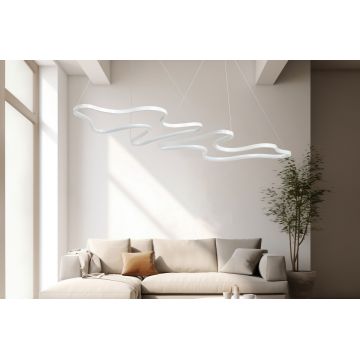 Lustră Duple Artisan Body, alb Light, Diverse culori, 35x46 cm - Alb