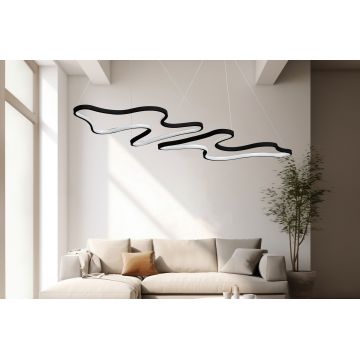 Lustră Duple Artisan Body, alb Light, Diverse culori, 35x46 cm - Negru