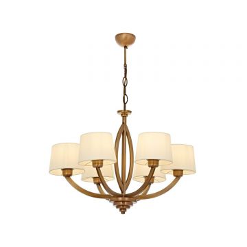 Lustra Hunt Chandelier 1876-6, Crem - Crem