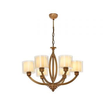 Lustra Hunt Chandelier 1876-61, Crem - Crem