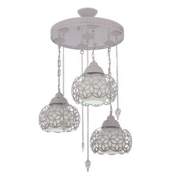 Lustra Hunt Chandelier 4142-3, Crem - Crem