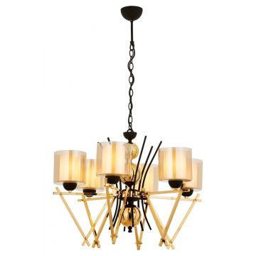 Lustra Hunt Chandelier 4301-6 - Auriu