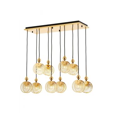 Lustra Hunt Chandelier 4316-10, Auriu - Auriu