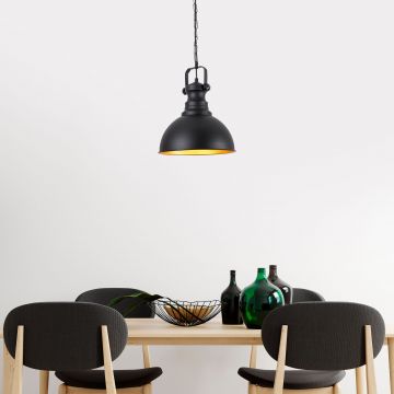 Lustră Sağlam - 3710 - 1, Negru, Ø31x85 cm - Negru