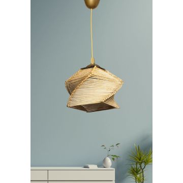 Lustră SP206, Crem, Ø20x75 cm - Crem