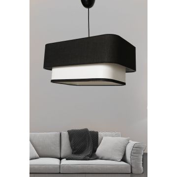 Lustră Varianza, Diverse culori, 35x20 cm - Negru - Alb