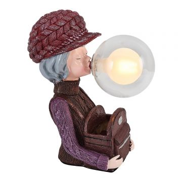 Veioză Krakow  Table Lamp, Rosu - arsiv