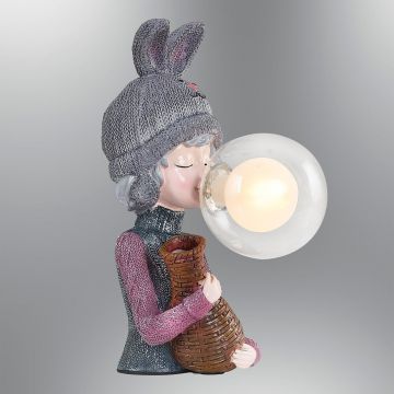 Veioză Krakow  Table Lamp, Rosu - Multicolor