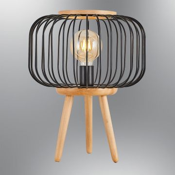 Veioză L1278, Negru, Ø34x43 cm - Negru