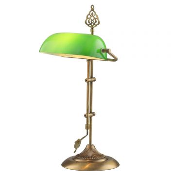Veioză ML-9063, Diverse culori, 30x20x56 cm - Verde - Bronz