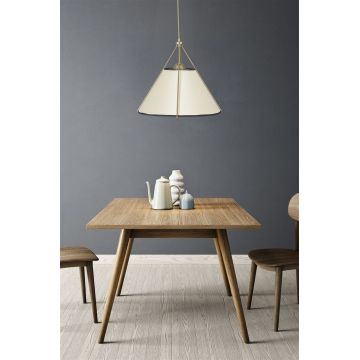 Lustră 8802-6, Crem - Auriu, Ø40x70 cm - Crem - Auriu