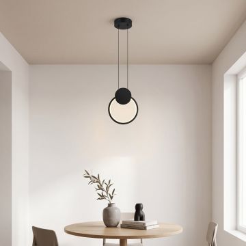 Lustra LED, Ganden, Pako, Negru 26.5x26.5x20 cm