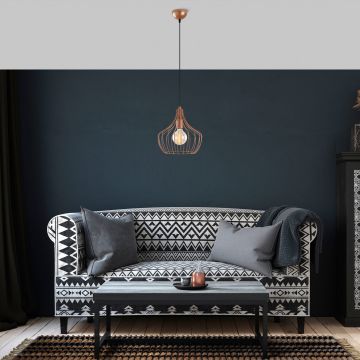 Lustră Mezopotamya - N-1278, Copper, Ø27x126 cm - Cupru