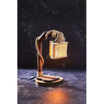 Veioză Triangle - Antiquation, Natur, Ø19x15 cm - Bronz - Natural