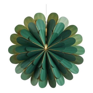 Decorațiune luminoasă verde ø 45 cm cu model de Crăciun Marigold – Markslöjd
