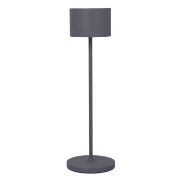 Veioză portabilă LED Blomus Farol, gri închis
