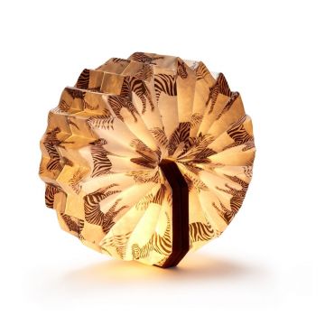 Decorațiune luminoasă maro închis cu USB Velvet Accordion – Gingko