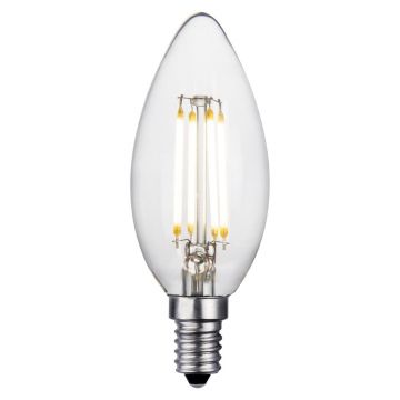 Bec E14, cu lumină caldă 2 W Standard – Fischer & Honsel