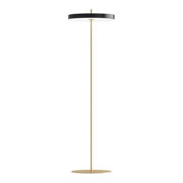 Lampadar negru LED cu intensitate reglabilÄcu abajur din metal (Ã®nÄu0083lÈu009Bime 151 cm) Asteria Floor âu0080UMAGE