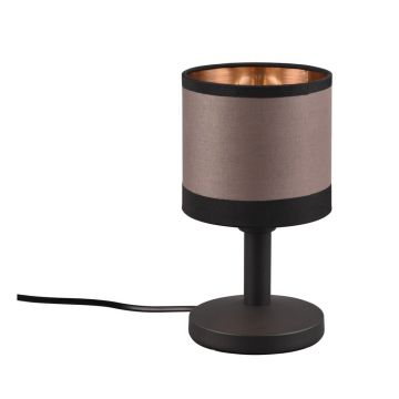 Veioză neagră-maro (înălțime 22 cm) Davos – Trio