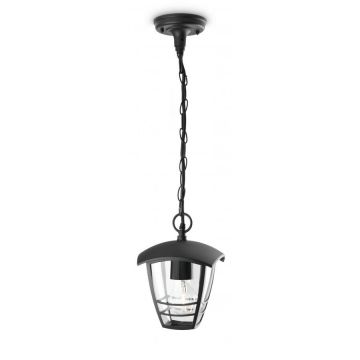 Philips Felinar suspendat Philips myGarden Creek, E27, 1x60W, IP44, Negru
