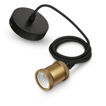 Philips Pendul Philips, E27, 40W, 330 mA, textil/metal, Gold