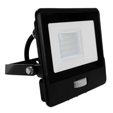 Proiector LED SMD 20W 6400K IP65 CU SENZOR MISCARE - NEGRU