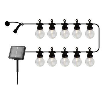 Ghirlandă luminoasă număr becuri 10 buc. solară lungime 300 cm Lucas Clear – Sirius Ghirlandă luminoasă număr becuri 10 buc. solară lungime 300 cm Lucas Clear – Sirius