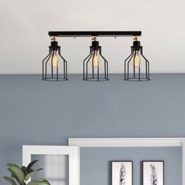 Lustra, Alby, 525NOR1506, Metal, Negru