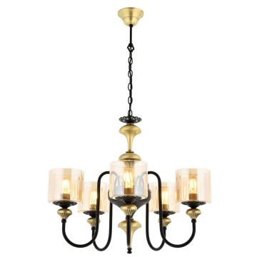 Lustra, Aurora, 301AUR1127, Metal, Vintage / Negru