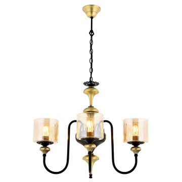 Lustra, Aurora, 301AUR1156, Metal, Vintage / Negru