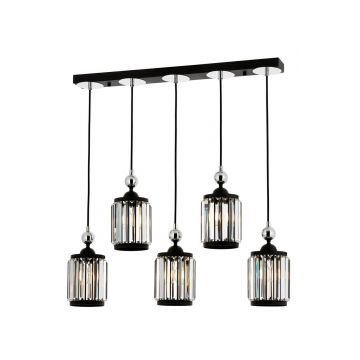 Lustra, Aurora, 301AUR1275, Metal, Negru/Bronz
