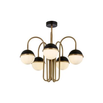 Lustra, Aurora, 301AUR1338, Metal, Negru / Vintage