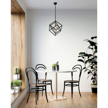 Lustra, Avonni, 683AVN1191, Metal, Negru