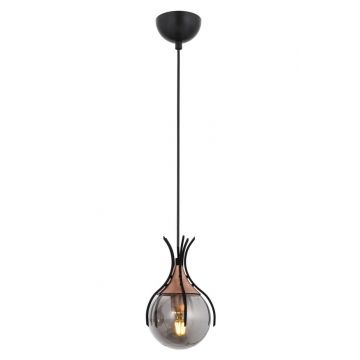 Lustra, Avonni, 683AVN1223, Metal, Negru/Bronz