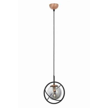 Lustra, Avonni, 683AVN1444, Metal, Negru/Bronz