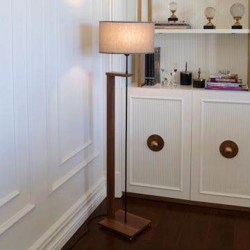 Lampadar, Insignio, 780SGN2608, Lemn, Gri inchis