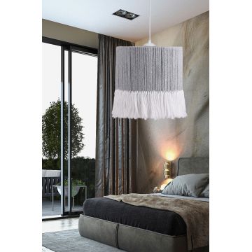 Lustra, Hmy Design, 687HMY1290, Metal, Gri/Alb